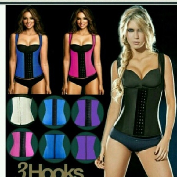 COPY - Steel boned vest corset waist trainer shaper - Picture 2 of 8
